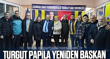 TURGUT PAPİLA YENİDEN BAŞKAN