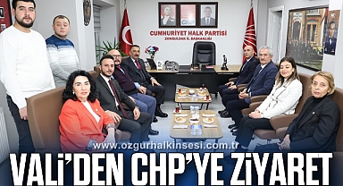 VALİ’DEN CHP’YE ZİYARET