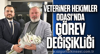 Veteriner Hekimler Odası'nda görev değişikliği