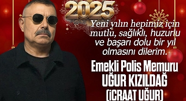 YENİ YILI KUTLADI