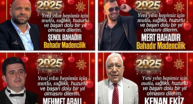 YENİ YILI KUTLADILAR