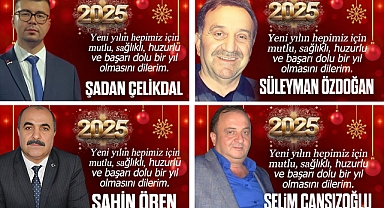 YENİ YILI KUTLADILAR