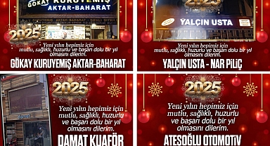 YENİ YILI KUTLADILAR
