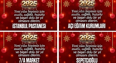 YENİ YILI KUTLADILAR