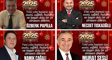 YENİ YILI KUTLADILAR