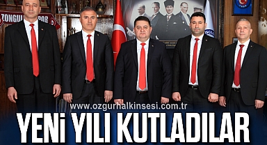 YENİ YILI KUTLADILAR