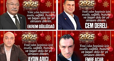 YENİ YILI KUTLADILAR