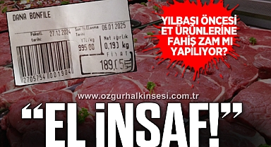 YILBAŞI ÖNCESİ ET ÜRÜNLERİNE FAHİŞ ZAM MI YAPILIYOR?