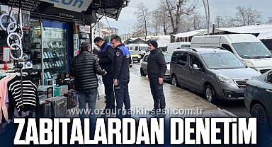 Zabıtalardan denetim