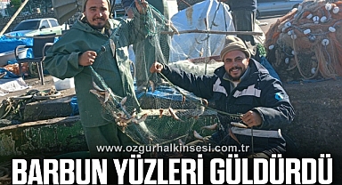 Zonguldak'ta barbun balığı bereketi