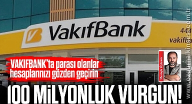 100 MİLYONLUK VURGUN!