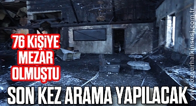 76 kişiye mezar olan otelde son kez arama yapılacak