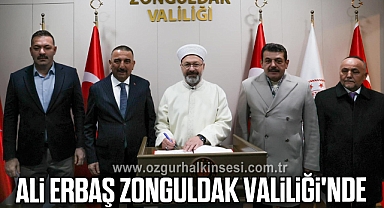 Ali Erbaş Zonguldak Valiliği'nde