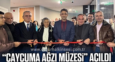 “Çaycuma Ağzı Müzesi” açıldı
