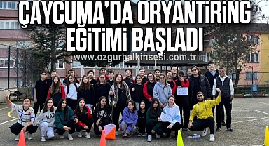 Çaycuma’da oryantiring eğitimi başladı