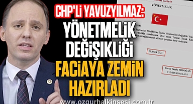 CHP'li Yavuzyılmaz: