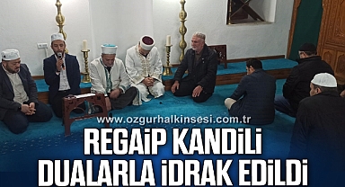 Devrek’te Regaip Kandili dualarla idrak edildi