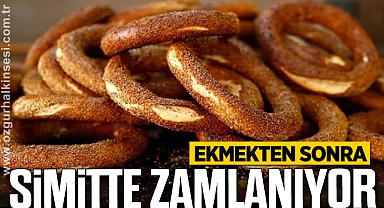 Ekmek'ten sonra simit de zamlanıyor