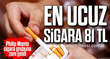 EN UCIZ SİGARA 81 TL