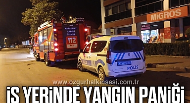 Ereğli'de yangın paniği