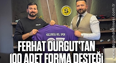 Ferhat Durgut'tan 100 adet forma desteği