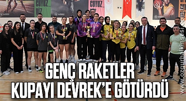 Genç raketler kupayı Devrek’e götürdü