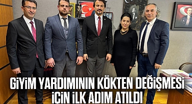 GİYİM YARDIMININ KÖKTEN DEĞİŞMESİ İÇİN İLK ADIM ATILDI