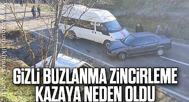 Gizli buzlanma zincirleme kazaya neden oldu