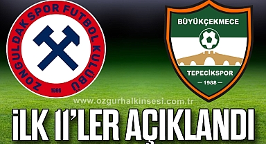 İLK 11'LER AÇIKLANDI