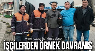 İŞÇİLERDEN ÖRNEK DAVRANIŞ