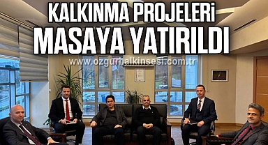 Kalkınma projeleri masaya yatırıldı