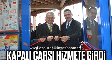 Kapalı Çarşı hizmete girdi