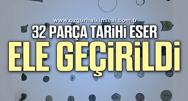 Karabük'te 32 parça tarihi eser ele geçirildi