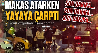 MAKAS ATARKEN YAYAYA ÇARPTI