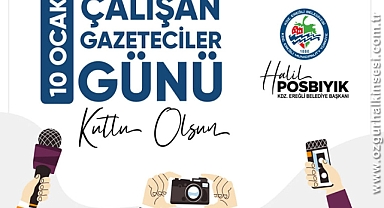Posbıyık, Gazeteciler Günü'nü kutladı