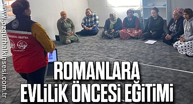 Romanlara evlilik öncesi eğitimi
