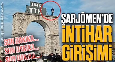 Şarjömen'de intihar girişimi