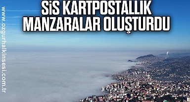 Sis kartpostallık manzaralar oluşturdu