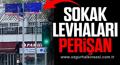 SOKAK LEVHALARI PERİŞAN