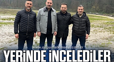 Spor Tesisleri Yapılması Planlanan Araziyi İncelediler