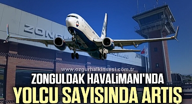 Zonguldak Havalimanı'nda yolcu sayısında artış
