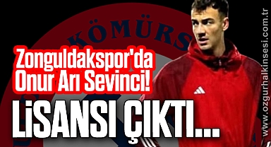 Zonguldakspor'da Onur Arı Sevinci!