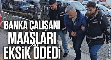 Banka çalışanı yaşlıların maaşlarını eksik ödedi