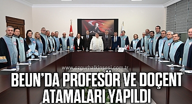 BEUN'da Profesör ve Doçent Atamaları Yapıldı