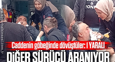 Caddenin göbeğinde dövüştüler