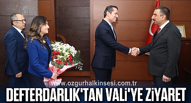 Defterdarlık'tan Vali'ye Ziyaret