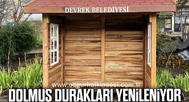 Dolmuş durakları yenileniyor