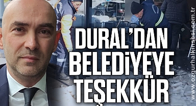 Dural’dan Belediyeye Teşekkür