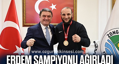 ERDEM ŞAMPİYONU AĞIRLADI