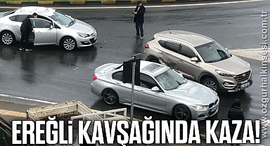Ereğli Kavşağında Kaza!